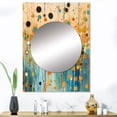 thumbnail image 1 of Designart "Considering the Possibilities V" Minimalism Mirror Wall Decor - Modern Brown Abstract Mirror Wall Art For Entryway - 40" x 30" Inch, 1 of 5