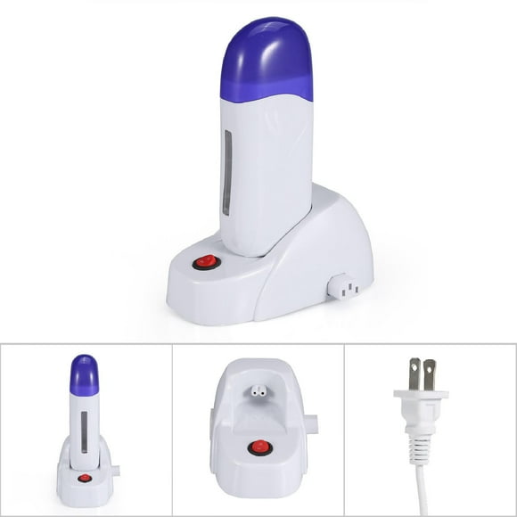 Electric Hot Depilatory Heater 3Types Wax Warmer Waxing Roller, Wax Heater, Waxing Body Hair Removal Machine Wax Depilatory Roller Portable Wax Waxing Heater, For Hand Foot For
