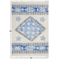 thumbnail image 3 of Casavani Handmade Cotton Kilim Traditional Rug,Blue 6x9 feet, 3 of 6