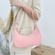 thumbnail image 3 of Bolsa Moda mujer Color puro Mini axilas Hobos bolsas bolso de mano con asa superior (rosa) JShteea Para Estrenar, 3 of 9