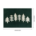 thumbnail image 2 of Christmas Tree Mat With "Merry Christmas" Lettering – Festive Home Floor Mat Fuzzy Lap Blanket Rugs for Living Room 5x7 Soft Comfy Blanket Mauve Blanket Large Throw Legacies Blanket Blanket H Small, 2 of 3
