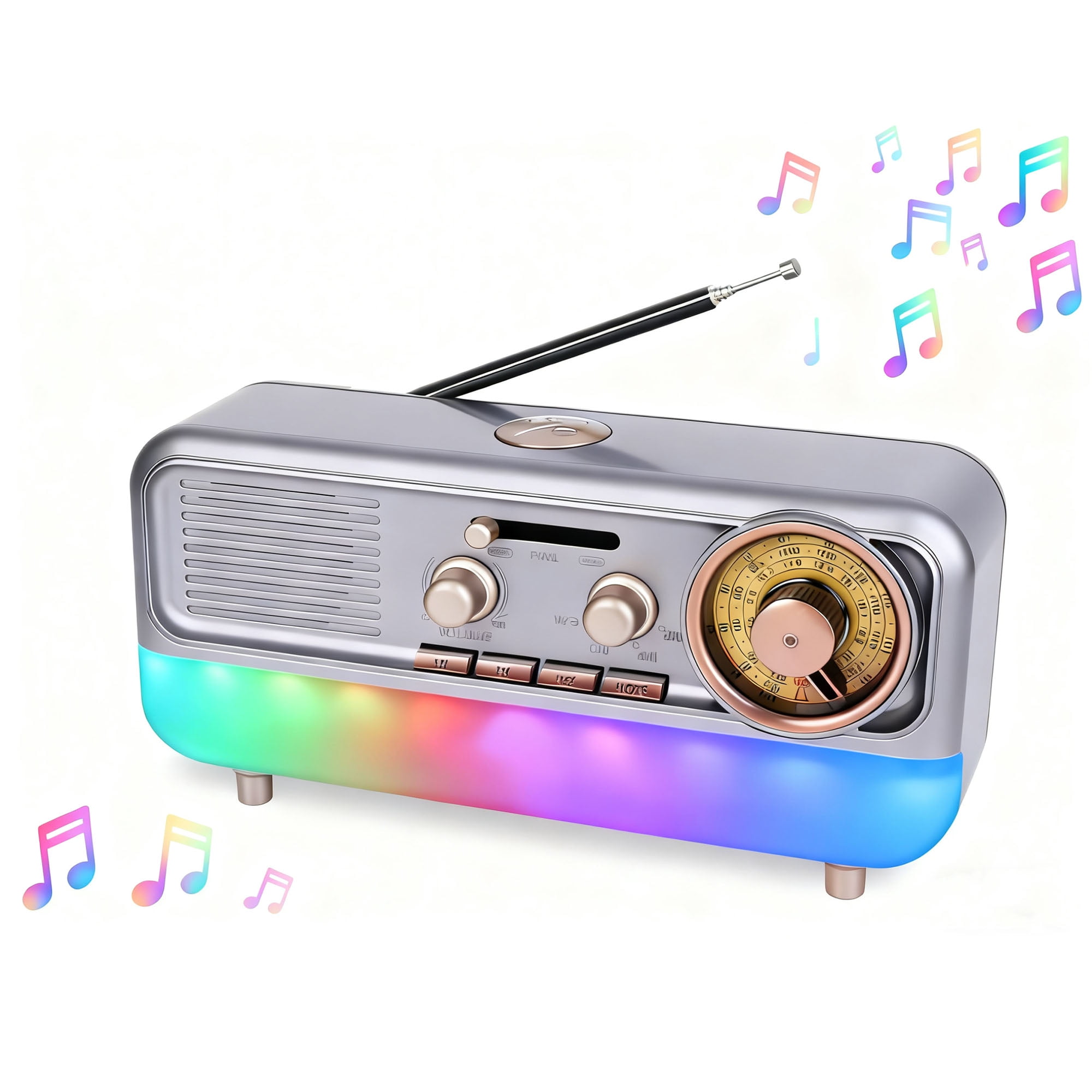 SANSUI F28 Mini Elderly FM Radio Outdoor Wireless Bluetooth