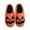 Orange-A, variant on Halloween Pumpkin Slippers - Cozy Sherpa Jack-o'-Lantern House Shoes Non-Slip Sole Spooky Cute Indoor Outdoor