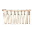 thumbnail image 5 of Unique Bargains 2 Pcs No Slip Hair Side Combs Accessories Made of Metal with Gold Tone Finish Rose Gold Tone, 5 of 6