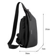 thumbnail image 7 of MUSOIE Travel Bag Sling Bag for Women Men Multi-pocket Crossbody Shoulder Chest Bag Water-resistant, 7 of 7