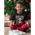 thumbnail image 4 of Tstars Boys Unisex Ugly Christmas Santa Floss Like a Boss Toddler Boy T Shirt, 4 of 5