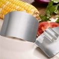 thumbnail image 4 of 2PCS Protège-Doigt pour la Coupe, Incassable en Acier Inoxydable Coupe-Couteau Coupe Protector Protège-Mains, 4 of 6