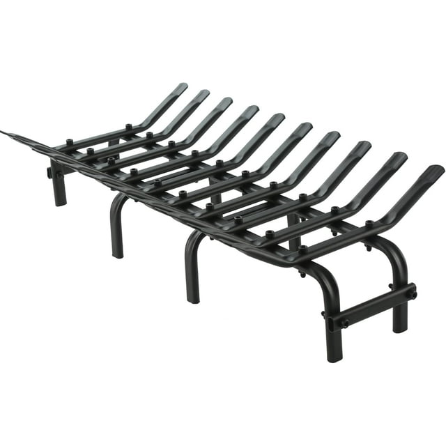 Willow Weave Fireplace Grates Steel Firewood Log Burning Rack/Fireplace Log Holder for Wood Stove Efficient Fireplace Wood Holder for Inside Fireplace ( x)