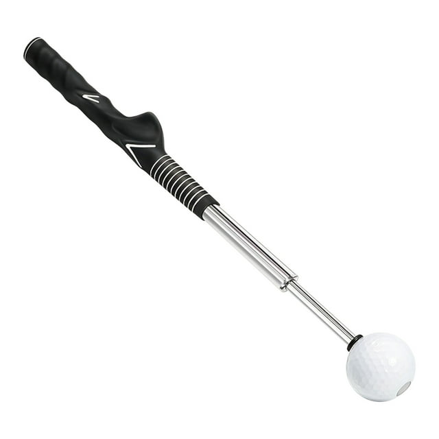 Dadatutu Golf Retractable Swing Trainer Simulates Real Swing Feel and Club Weight, Features Ergonomic Grip Correction, Comfortable Non-Slip Grip