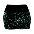 thumbnail image 5 of Sparkly Sequin Shorts for Women Summer Casual Elastic High Waist Shiny Sequins Hot Shorts Night Party Clubwear, 5 of 5