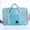 Blue, variant on Single Shoulder Folding Second-Generation Airplane Bag, Portable Travel Boarding Storage Bag, Large Capacity Hand Luggage Travel Bag, Blue Polyester - Storage Box X1