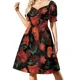 thumbnail image 2 of Vestido de manga corta de elfo del bosque, elegantes vestidos de mujer para boda, elegantes vestidos de fiesta para mujer, vestido largo, 2 of 7