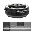 thumbnail image 3 of Adaptador Fringer EF-FX PRO II de Canon EF a montura Fuji X, 3 of 8