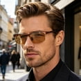 thumbnail image 3 of Polarized Photochromic Sunglasses Auto Light Changing Glasses Anti Glare Day Night Driving Shades For Cycling Fishing Outdoor Sports(Coffee-15Cm), 3 of 3