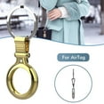 thumbnail image 1 of Metal Case with Key Ring Scratch Resistant Portable Protector Case Compatible for AirTags Bluetooth Tracker Protective Skin Cover, 1 of 10