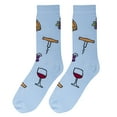 thumbnail image 5 of Crazy Socks, Womens, Food, Wine, Crew Socks, Novelty Silly Fun Cute, 5 of 6