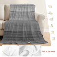 thumbnail image 5 of Grey Ombre Wooden Blanket Soft Cozy Warm Throw Blanket for Couch, Plush Fuzzy Flannel Fleece Blankets for Sofa, Farmhouse Retro Gray Wood Gradient Bed Blankets Lightweight Gifts for Women, 50"x60", 5 of 9