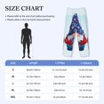 thumbnail image 4 of Balery Cute Gnomes in USA1 print Men's Pajama Pants,Ultra Lightweight Pjs,Lounge Pant-Medium, 4 of 9