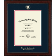 Liberty University School of Divinity Diploma Frame, Document Size 13" x 17"