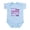 Sky Blue, variant on CafePress - Welcome Home Daddy Infant Bodysuit - Baby Light Bodysuit, Size Newborn - 24 Months