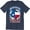 Navy Heather, variant on Texas Lone Star State US University Sports Men's Tee Shirt