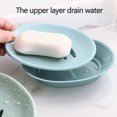 thumbnail image 3 of 2 Pieces Soap Dish with Drain Soap Dish, Easy to Clean, Soap Saver, Suitable for Shower, Bathroom, Kitchen (Pink), 3 of 5
