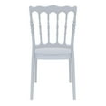 thumbnail image 5 of Luxury Commercial Living 36" Silvery Gray Stackable Outdoor Patio Dining Chair, 5 of 8