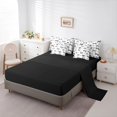 thumbnail image 5 of jejeloiu Cartoon Bow Ribbon 7-Piece Twin Bedding Sets,Gray Kawaii Bowknot Bedding Comforter Set For Girl Reversible, 5 of 8