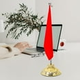 thumbnail image 3 of MERRYHAPY Stainless Steel Flag Stand Golden Desktop Accessory Wear-Resistant Telescopic 4Pcs, 3 of 6