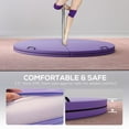 thumbnail image 4 of Soozier Pole Dance Crash Mat, Foldable Pole Padding with Carrying Handles, Purple, 4 of 9