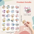 thumbnail image 2 of 1200Pcs Bible Verse Stickers, 24 Styles Floral Scripture Stickers Christian Religious Inspirational Decals for Crafts Cards Envelope Seals and Christian Party Easter Gifts,1.5 Inch, 2 of 7