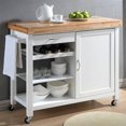 thumbnail image 1 of Denver Kitchen Cart in White, 1 of 2