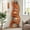 Orange, variant on Tribesigns Wavy Corner Shelf, Modern 5-Tier Bookshelf Bookcase with Curvy Shape, Unique Plant Stand Display Rack for Living Room Small Space (Blue)