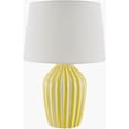 thumbnail image 2 of Livabliss Table Lamps, 22" Stratos Rustic Bedside Nightstand Table Lamp for Bedroom Living Room Office, Yellow Body with White Shade (22"H x 15"W x 15"D), 2 of 5
