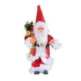 thumbnail image 1 of 9 Inch Standing Santa Claus Ornament  Holiday Decoration(Watermelon Red), 1 of 6
