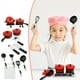 thumbnail image 1 of Juego de cocina infantil de 13 piezas con utensilios de cocina y comida de plástico | Juguetes de cocina para niños y niñas | Accesorios para juegos de rol con ollas y sartenes, 1 of 5