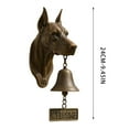 thumbnail image 2 of Darzheoy Dog Welcome Doorbell, Retro Funny Animal Welcome Doorbell, Wall-Mounted Decorative Cast Iron/Resin Hanging Bell, Farmhouse Wall Decoration & Housewarming Gift, 2 of 6
