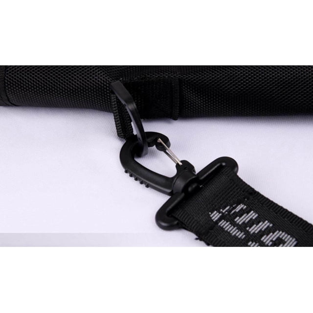 Sac de Clubs de Golf pour Hommes Femmes Porte-Accessoires de Conduite de Course à Glissière Noir Noir Rouge