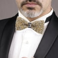 thumbnail image 5 of CIMAXIC Party Sparkly Bow Tie For Men With Rhinestone And Glitter Glitter Bowtie For Party Bow Tie Glitter For Party Glitter Bow Tie For Decor,4.61"X2.36"X0.87", 5 of 5