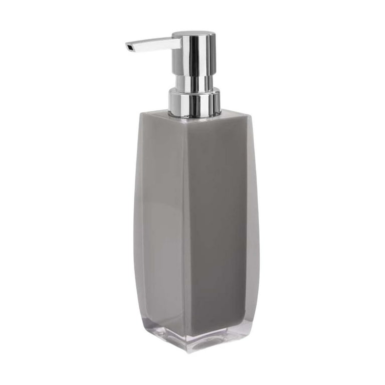 Portable Liquid Pump Bottle Bedroom Hand Refillable Shower Thick Empty Soap Dispenser For Makeup Lotion Shampoo Dish Soap Essential Oil grey
