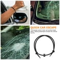thumbnail image 3 of WHAMVOX Window Breaker Tool for Car with Emergency Bracelet for Driver Safety 1Set, 3 of 8