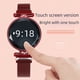 thumbnail image 3 of Reloj elegante e informal con pantalla táctil LED redonda e imán de ladrillo incrustado para mujeres y niñas, 3 of 6