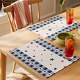 thumbnail image 4 of 4th of Placemats Set of 12, July USA Flag Star Patriot Cotton Linen Non-Slip Place Mats Washable Table Mats for Kitchen Dining Table Decorations Indoor/Outdoor, 4 of 9