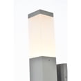 thumbnail image 2 of Living District Raine Modern Integrated LED Wall Sconce Acrylic Lens Silver, 2 of 2