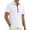 White, variant on Men's Short Sleeve Casual Polo Shirt Classic Basic Summer Tennis Shirts Button up Collared Casual Stylish Tees White XL