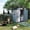 5.3'×3.4'-Cement Gray, variant on ZYJOYY Resin Outdoor Storage Shed 6' x 4.4', Plastic Storage Shed with Floor & Window for Backyard, Garden Tools, Lawn Mower & Outdoor Storage, Cement Gray