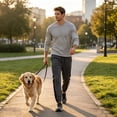 thumbnail image 4 of AZoiNM Men's Loose Fit Joggers Colorblock Ankle Cuff Drawstring Nylon Spandex Outdoor Casual Pants, 4 of 8