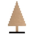 thumbnail image 2 of Lillian Vernon Ruler Tree - Decorative Table Top Christmas Tree, MDR 7 x 5 x 12"T, Vintage Aesthetic, Classroom, Office, 2 of 3