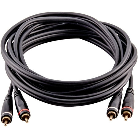 Seismic Audio 25 Foot Dual RCA Male to Dual RCA Male Audio Interconnect Cable - Home AV Cord - (Best Rca Interconnect Cables)