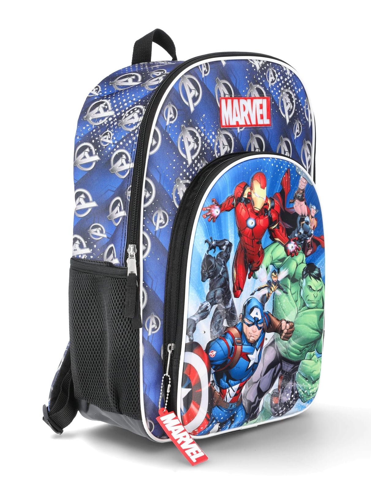 Marvel Avengers Boys' 17" Light Up Backpack, Black
